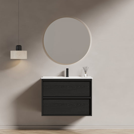 30 Inch Bathroom Vanity Cabinet With Ceramic Sink