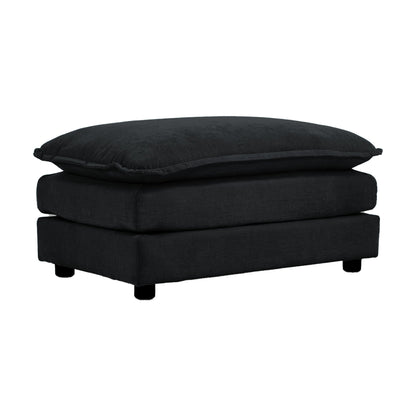 Chenille Fabric Ottomans Footrest to Combine with Sofas