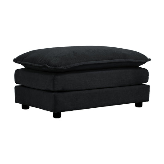 Chenille Fabric Ottomans Footrest to Combine with Sofas
