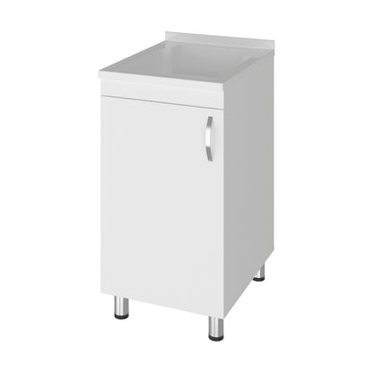 Darwin Freestanding Utility Tub and Sink Cabinet with One Door