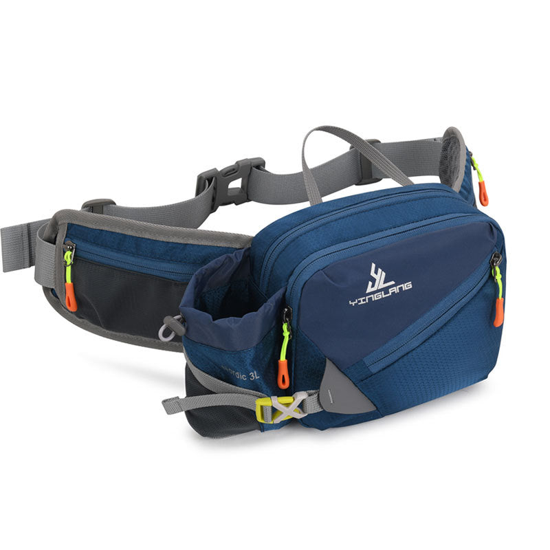 Mens Outdoor Sports Water Bottle Hiking And Climbing Waist Bag