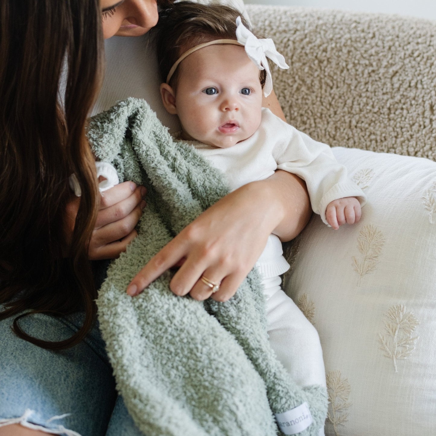 Bamboni Mini Bamboo Rayon Baby Blankets 15x20 Inches