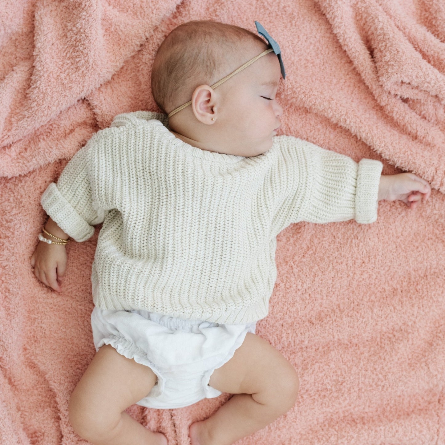 Bamboni® Receiving Blanket 30" x 40" Bamboo Rayon Blend