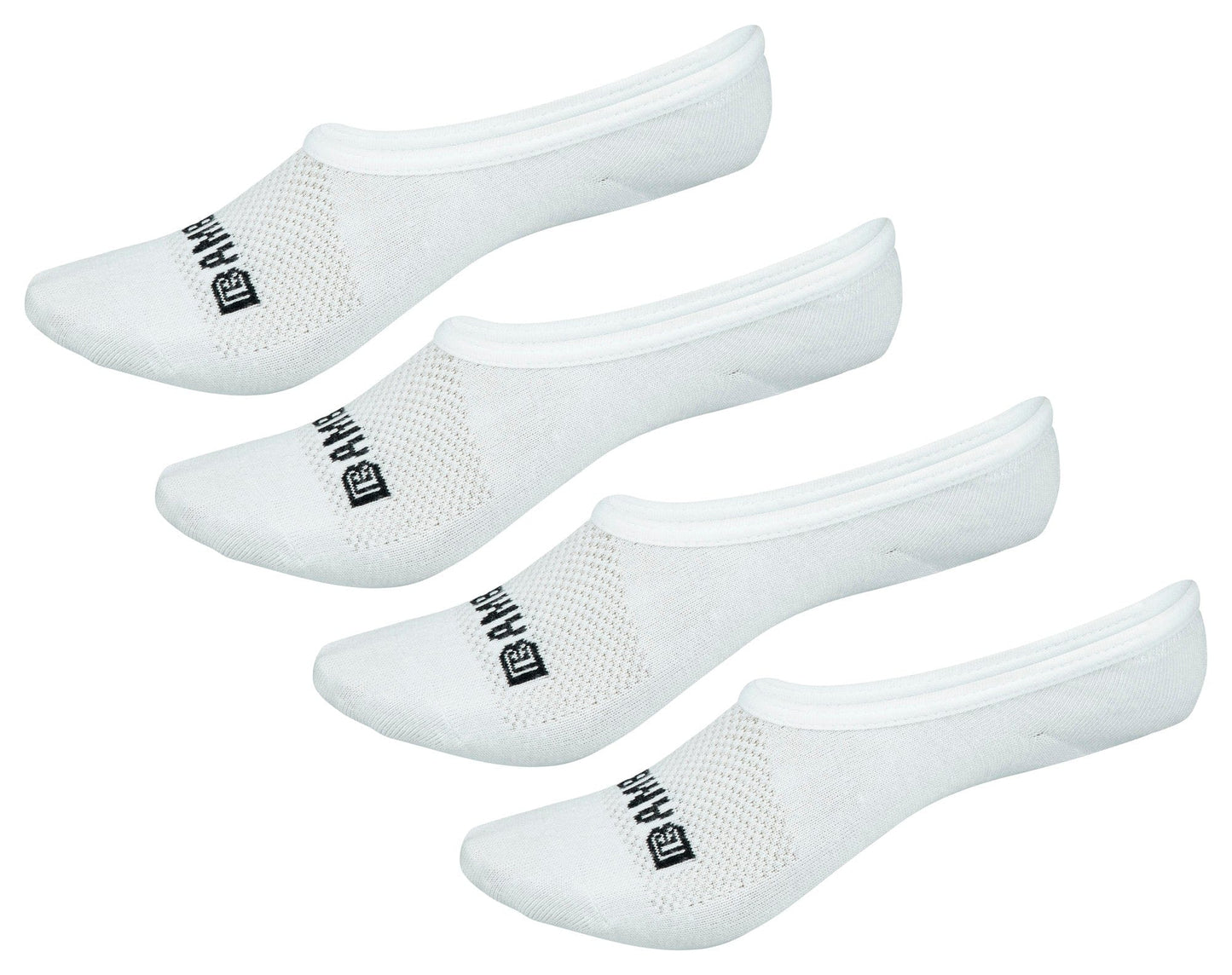 Super Low Cut No Show Bamboo Rayon Socks - 4 Pair