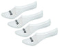 Super Low Cut No Show Bamboo Rayon Socks - 4 Pair