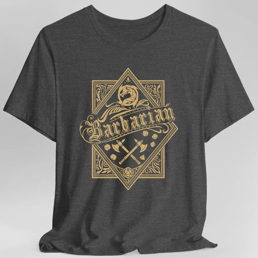 Barbarian D&D Class Emblem T-shirt