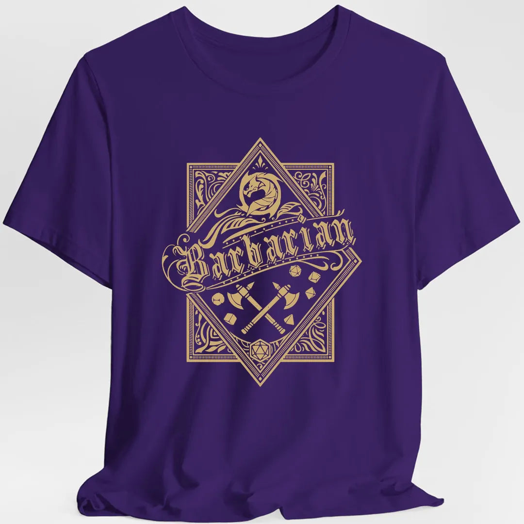 Barbarian D&D Class Emblem T-shirt