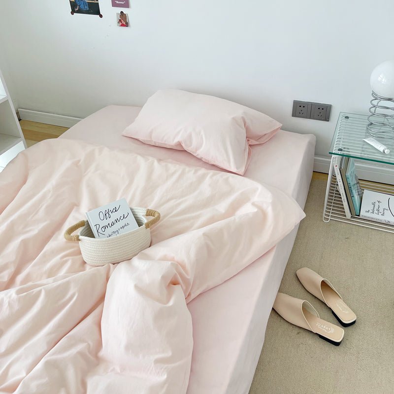 Barbie Pink Washed Cotton Bedding Set