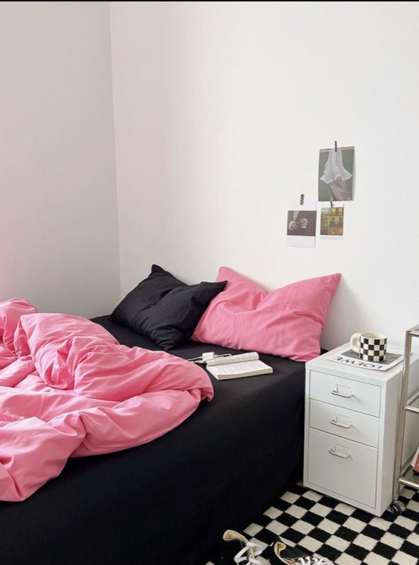 Barbie Pink Washed Cotton Bedding Set