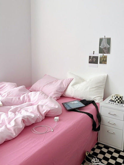 Barbie Pink Washed Cotton Bedding Set