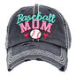 Baseball MOM Vintage Baseball Cap