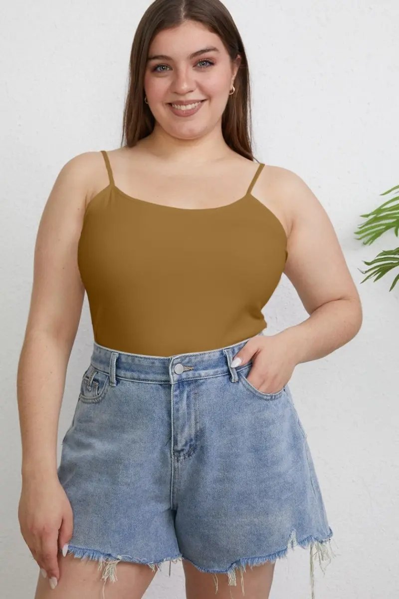 Accessories Trendsi Basic Bae Full Size Round Neck Slim Cami for Women