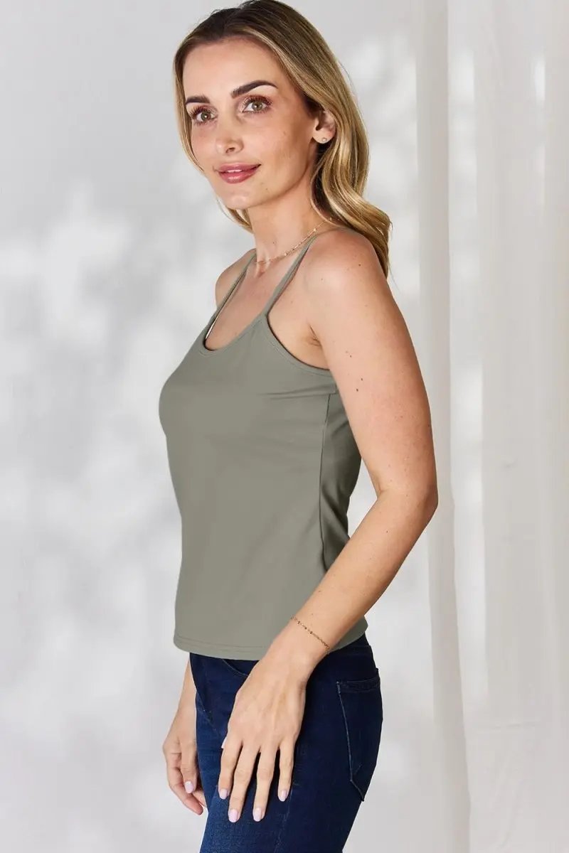 Accessories Trendsi Basic Bae Full Size Round Neck Slim Cami for Women