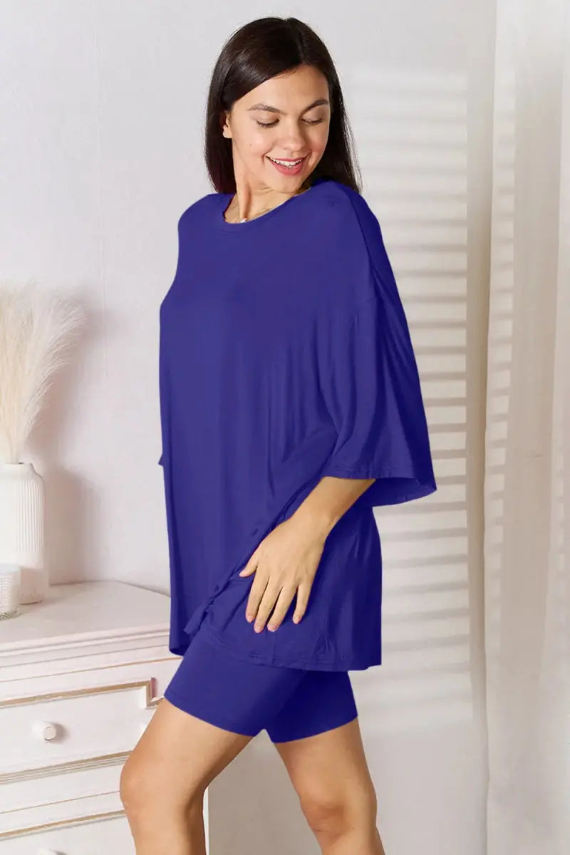 Three-Quarter Sleeve Top - Soft Rayon - Everyday Essential