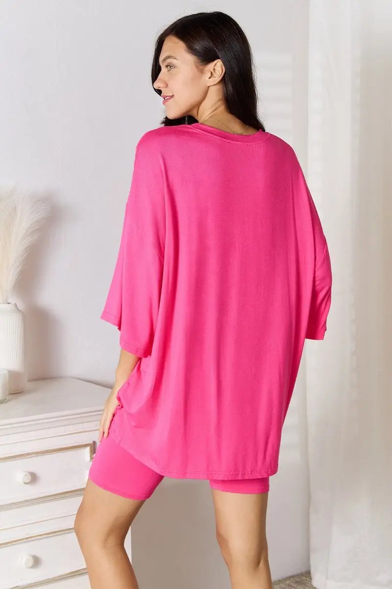 Three-Quarter Sleeve Top - Soft Rayon - Everyday Essential