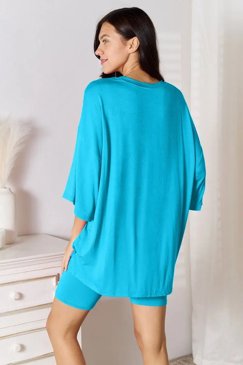 Three-Quarter Sleeve Top - Soft Rayon - Everyday Essential