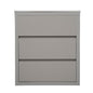Double Sinks Bathroom Vanity Set with 2 Ceramic Basins