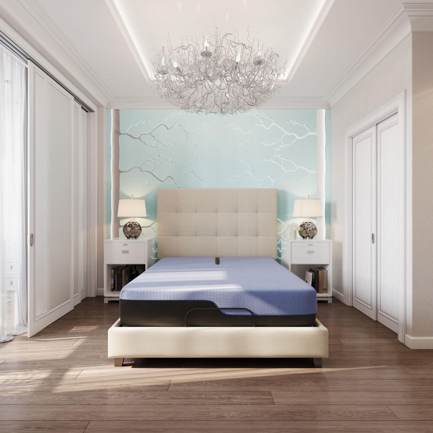 12" Refresh Flex Head Hybrid Cooling GelCare Memory Foam And Coil Mattress