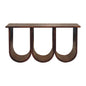 Triple Open Style Coffee Table - Beige / Brown
