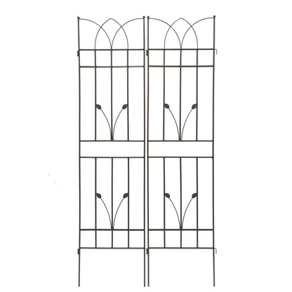 Metal Garden Trellis Rustproof For Climbing Plants Outdoor Flower Support