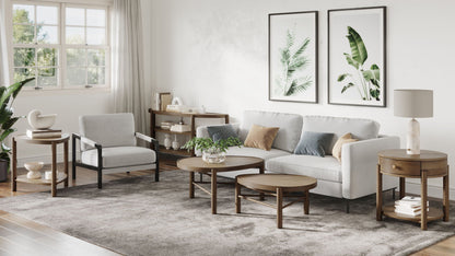 Hadleigh - Shaped Accent End Table