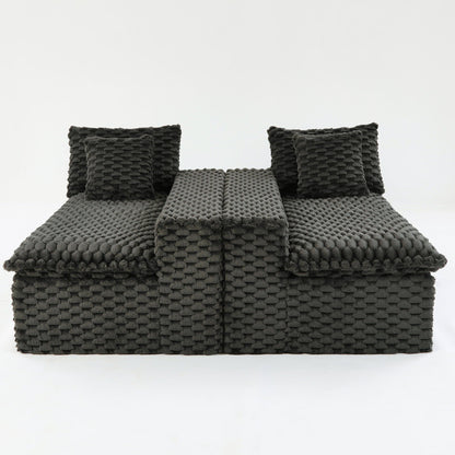 Multifunctional Sofa, Side-By-Side Or Facing Each Other