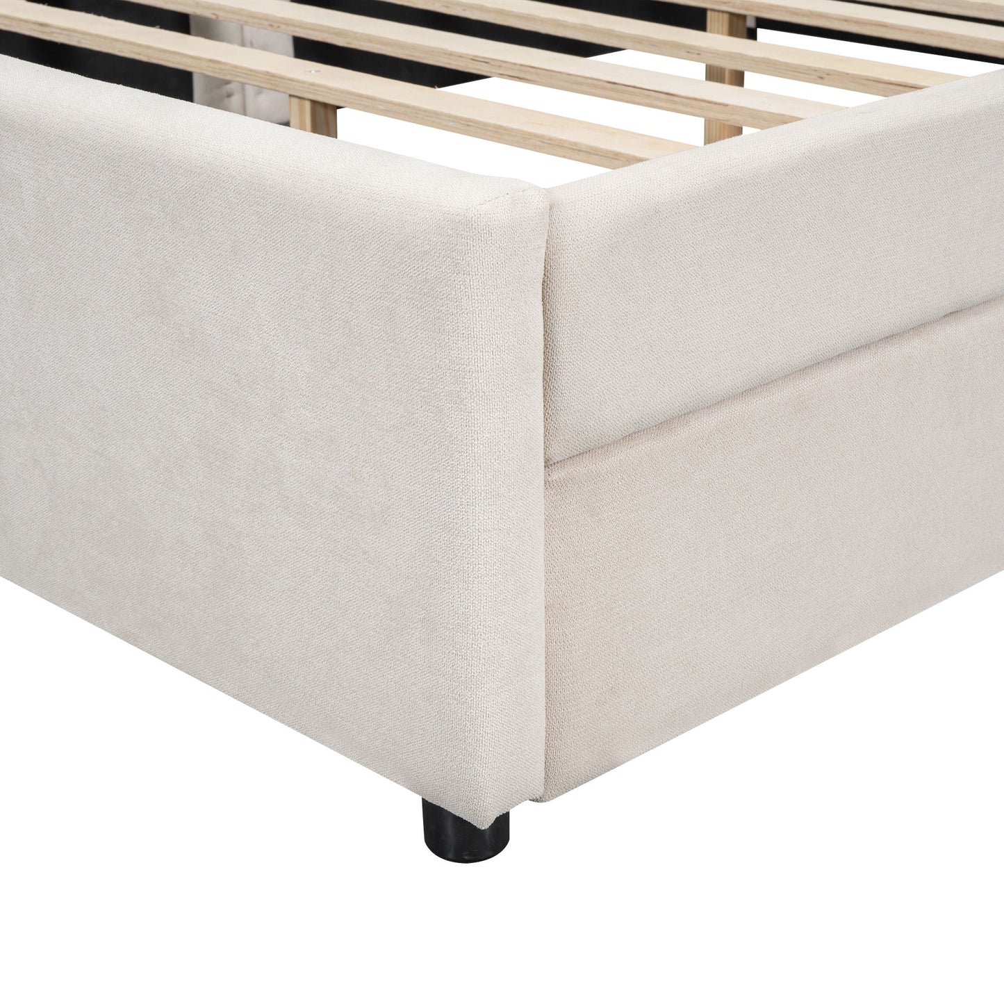Platform Bed With USB Ports