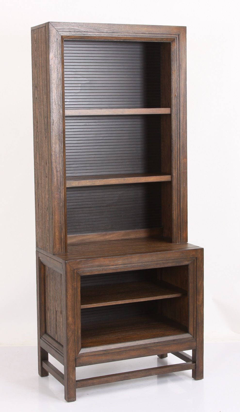 Bookcase Pier, 2 Tone - Brown