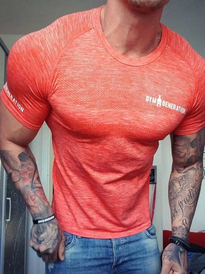 Men's Plus Size Round Neck Short Sleeve T-Shirt