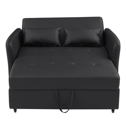 Convertible Sleeper Sofa Bed With 3 USB Ports