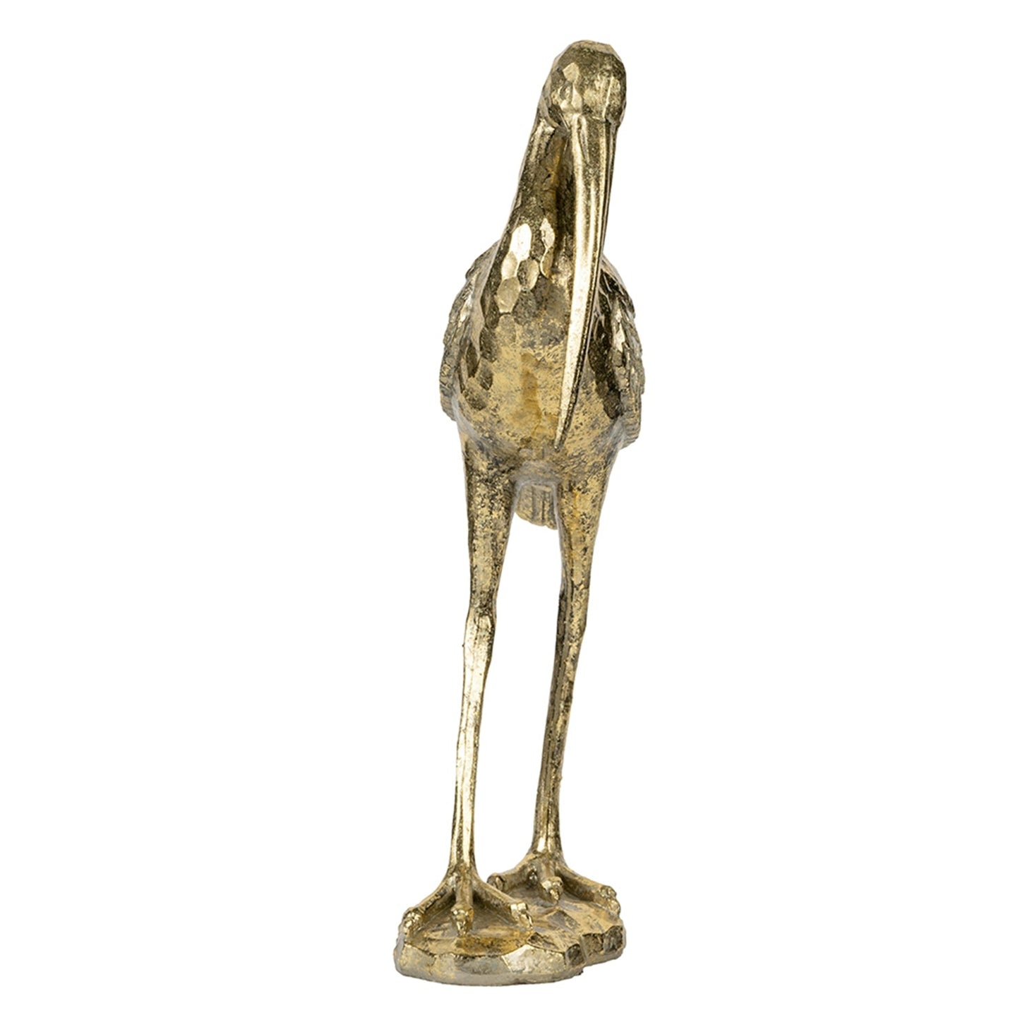 10x15.9x3.7" Standing Crane Figurine