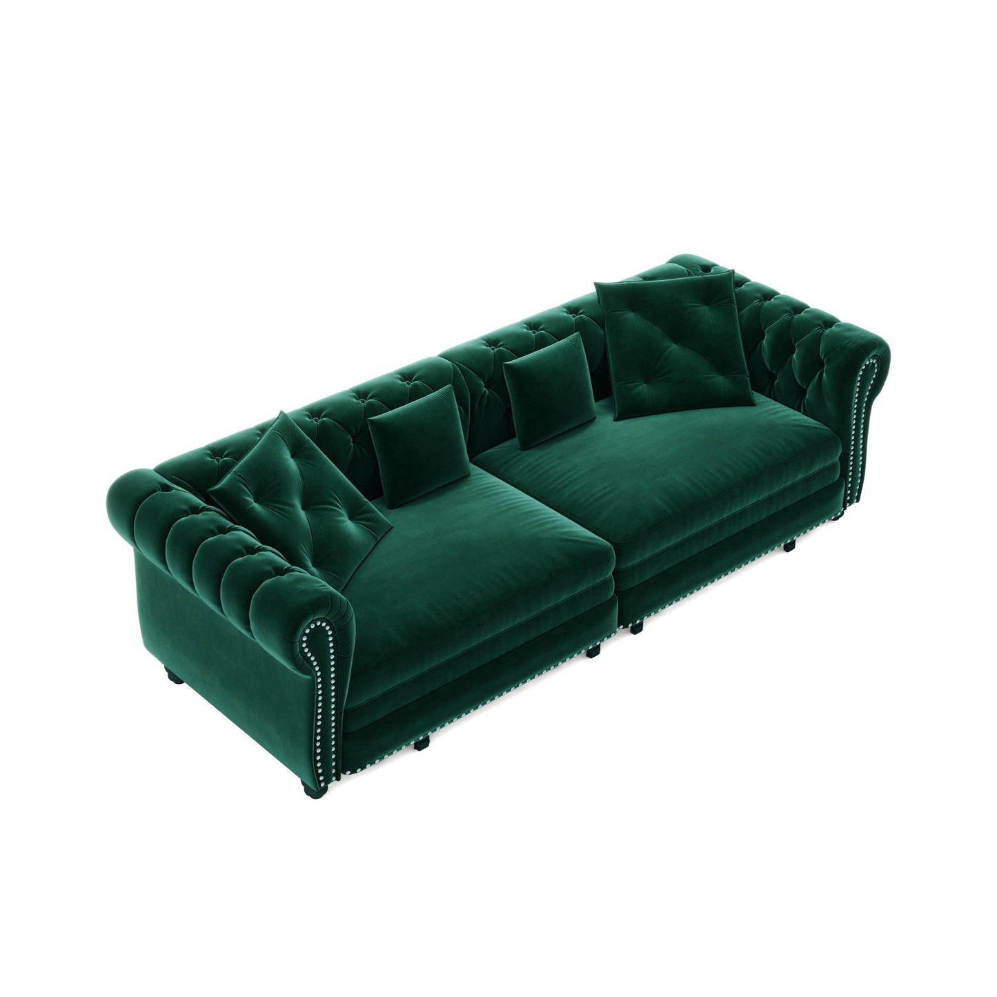 3 In 1 Pull Out Convertible Sleeper Sofa Bed, King Size, Chaise Lounge