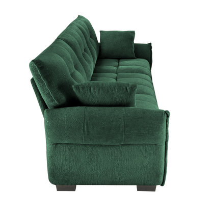 3-Seater Sofa Set with Pillows - Premium Chenille Design