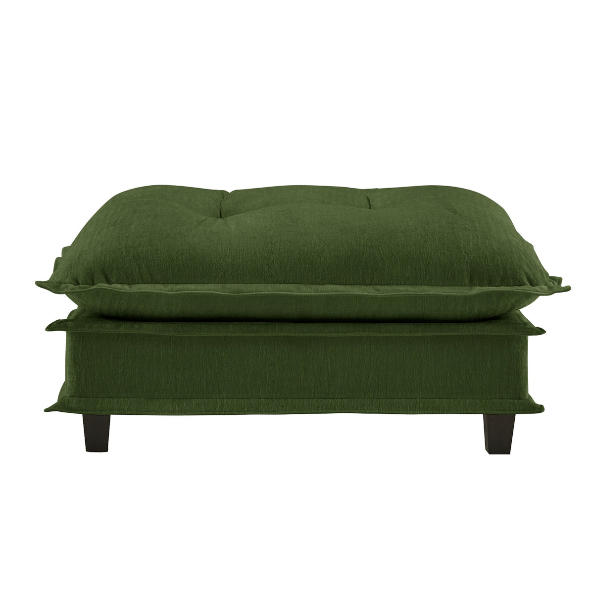 73 Chenille Ottoman