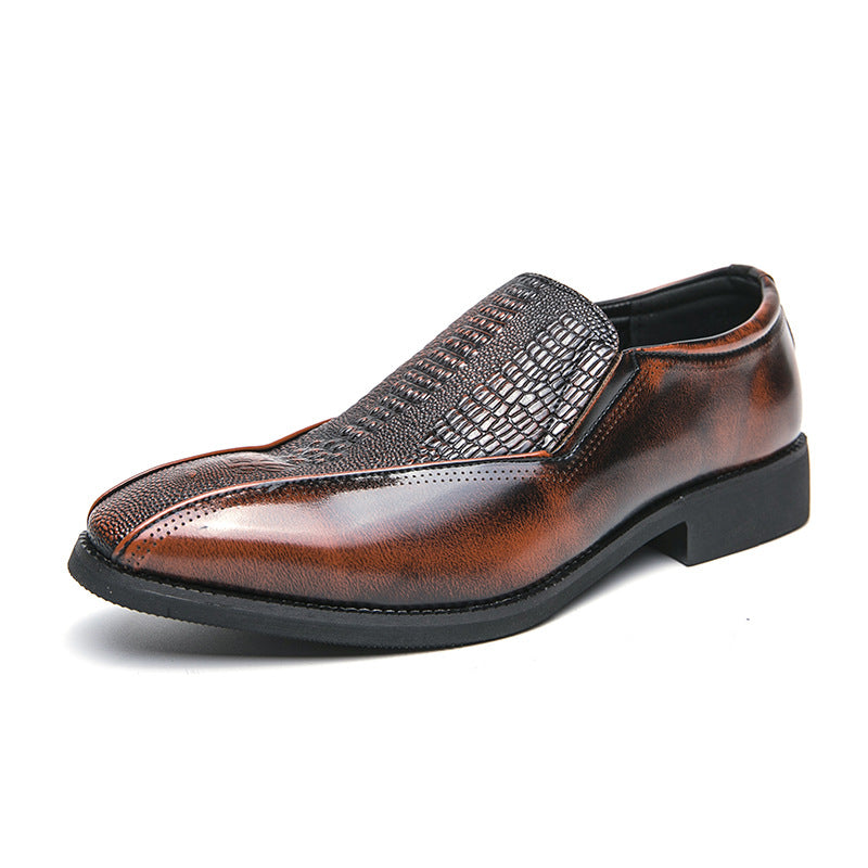 Loafer Trendy Retro British Slip-on Leather Shoes