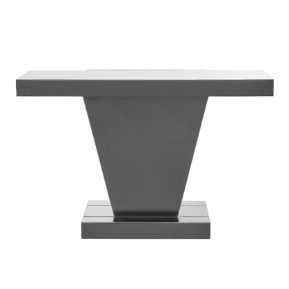 Nysa - 32"H Console Table - Mirrored & Faux Crystals