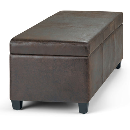 Avalon - Contemporary Storage Ottoman Bench