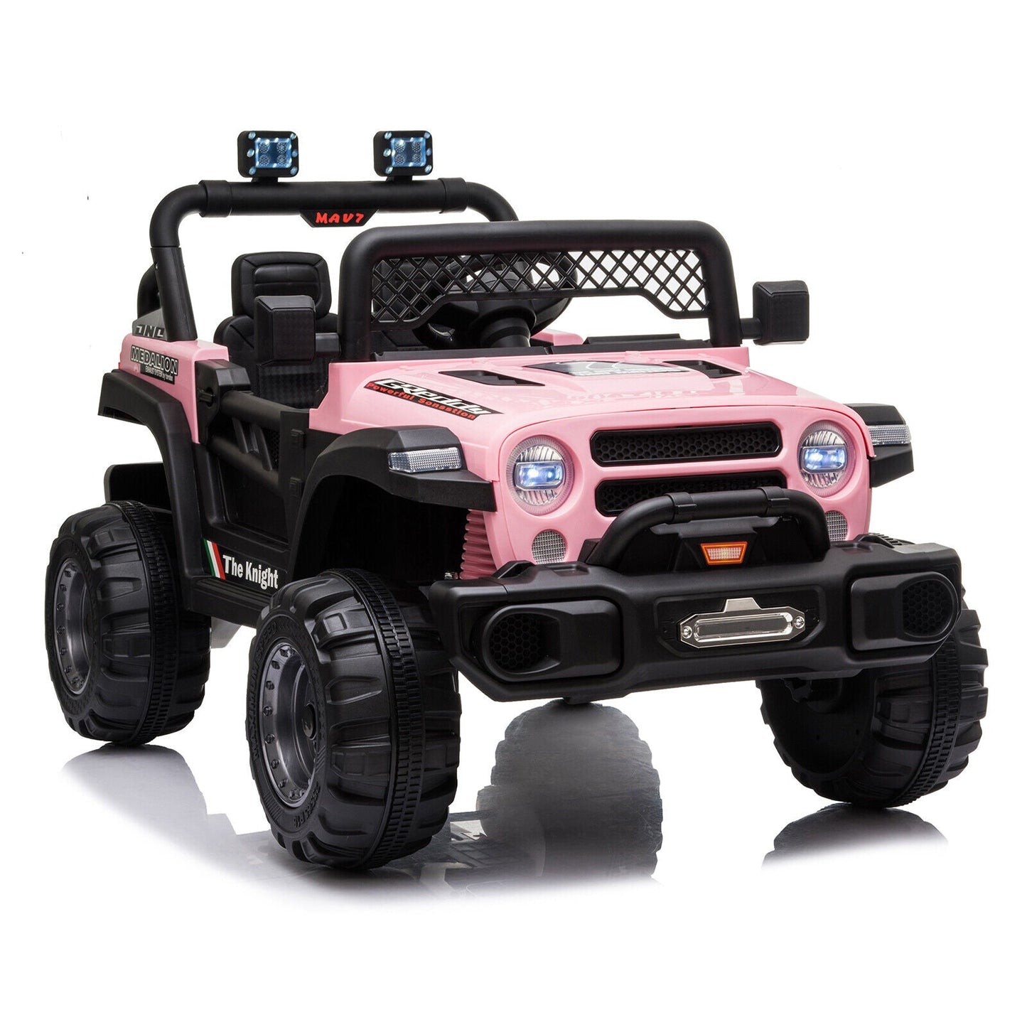 BBH-016 Dual Drive 12V 4.5A.h 2.4G Remote Control Pink Off-Road Vehicle