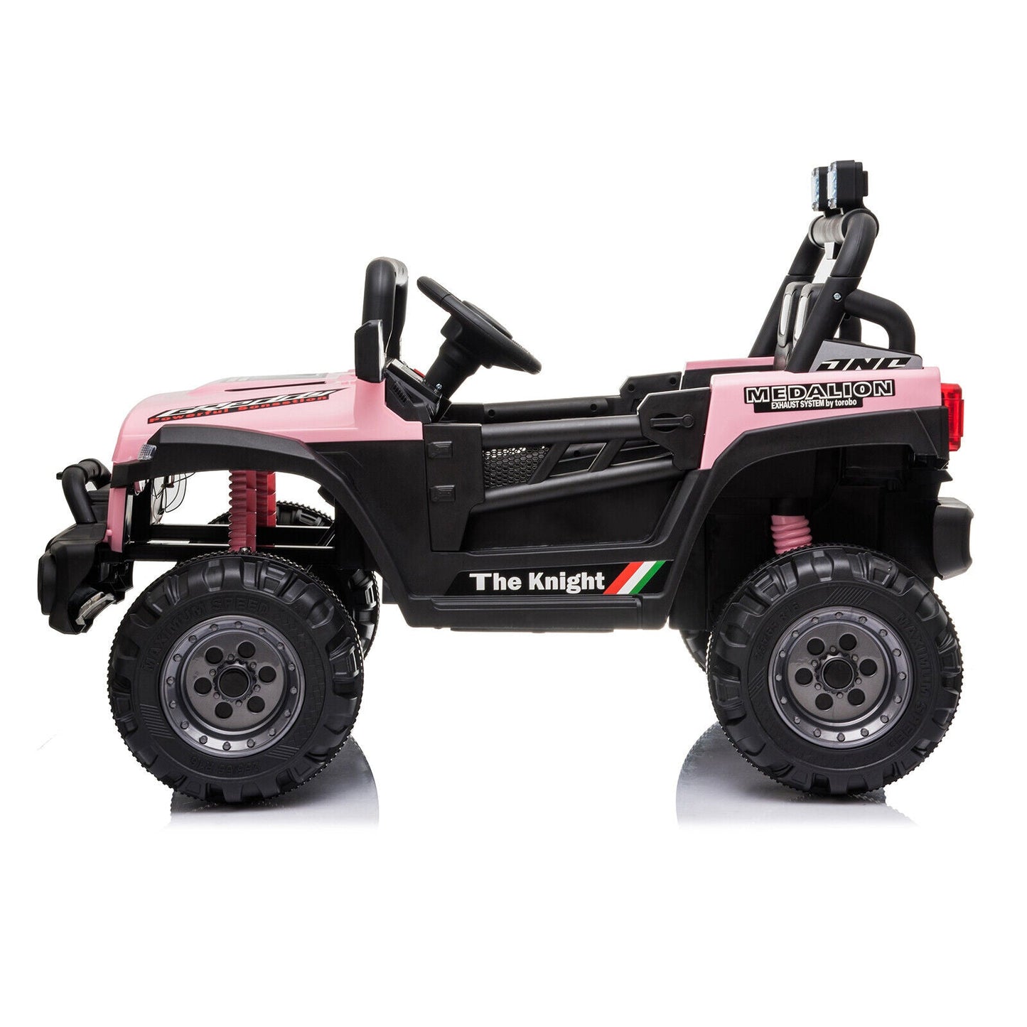 BBH-016 Dual Drive 12V 4.5A.h 2.4G Remote Control Pink Off-Road Vehicle