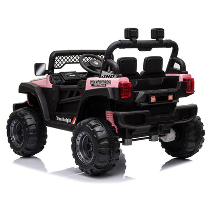 BBH-016 Dual Drive 12V 4.5A.h 2.4G Remote Control Pink Off-Road Vehicle