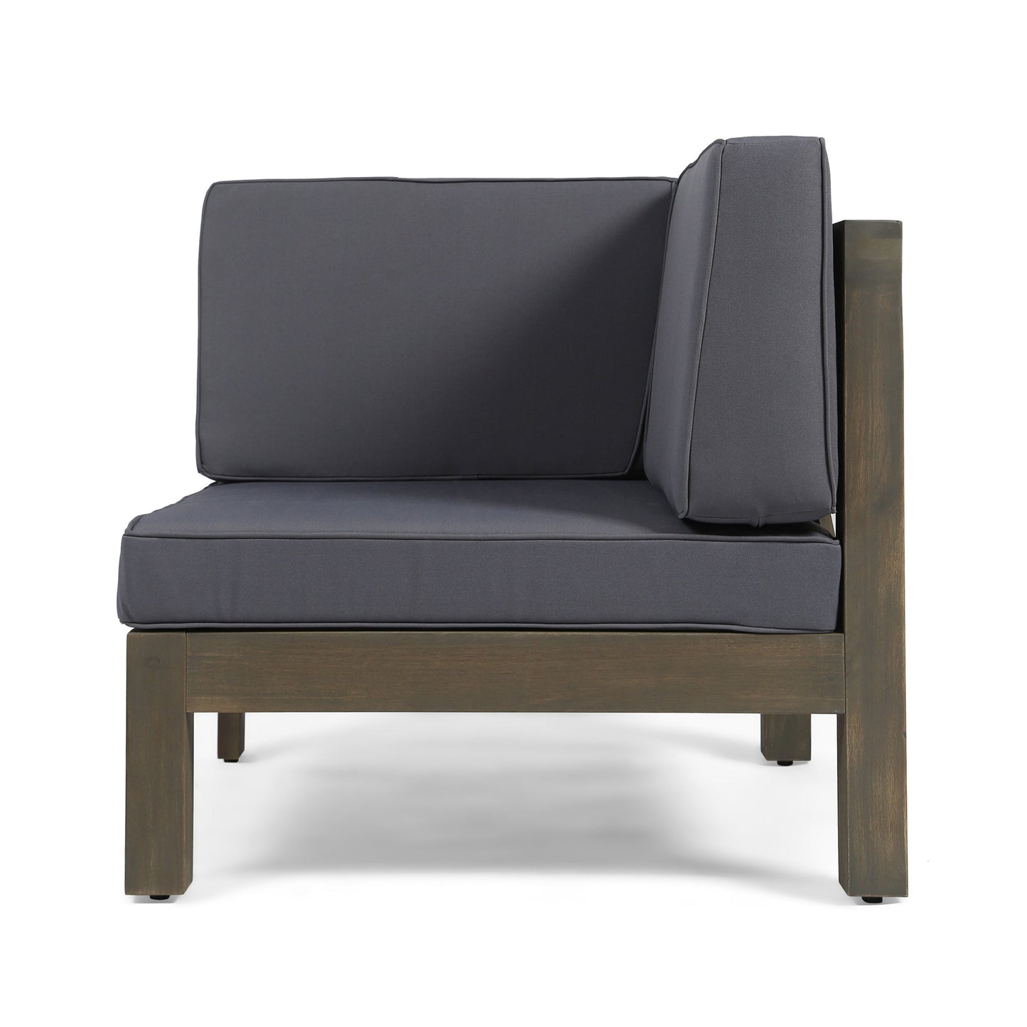 OANA 3-Piece Love Seat Set with Coffee Table, Dark