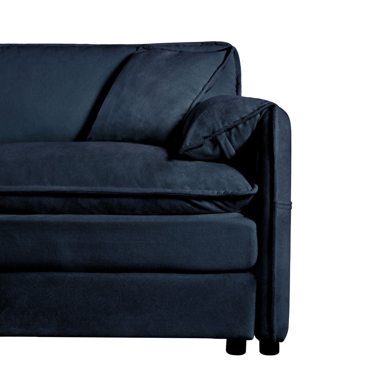 Modern Oversized Accent Chair, Comfy Single Sofa With Large Seat (Set of 2)