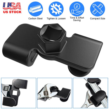 Universal Wrench Extender For 1/2Inch Drive 21MM Hex Drive Wrench Extension Tool Tighten Loosen Stubborn Nuts Bolts Wrench Extended Adaptor Mechanics