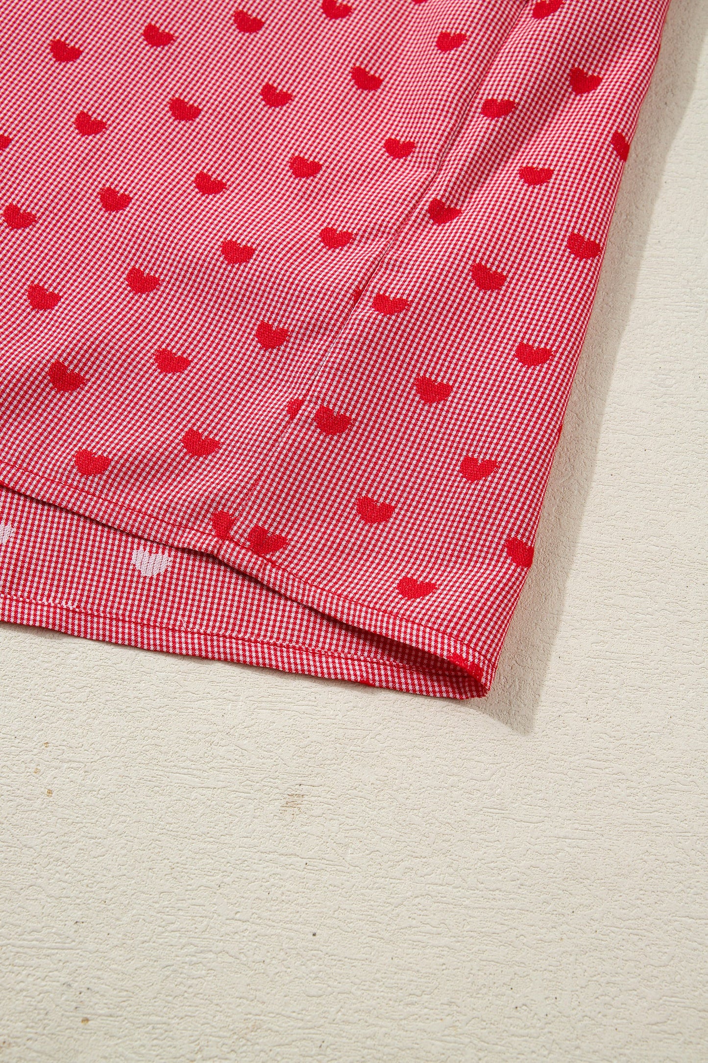 Charlie Sleeve Loose Valentine Shirt