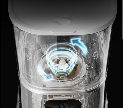 Pet Automatic Feeder Large Capacity Smart Voice Recorder APP Control Timer Feeding Cat Dog Food Dispenser With WiFi Pet Bo