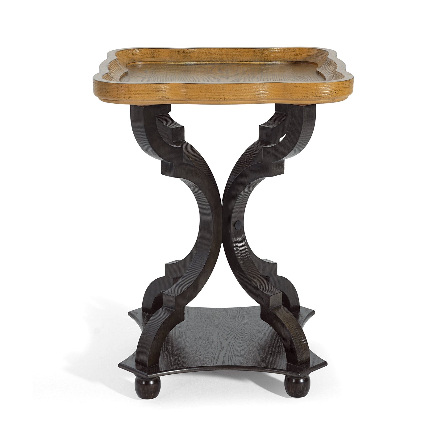 End Table (Natural + Black)