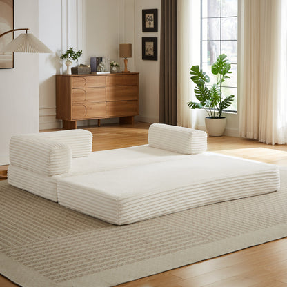 Loveseat Sofa, Cloud Boneless Couches for Living Room, Modern Modular Sofa, Oversized