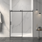 Frameless Sliding Shower Door - 5/16" Thick Tempered Glass