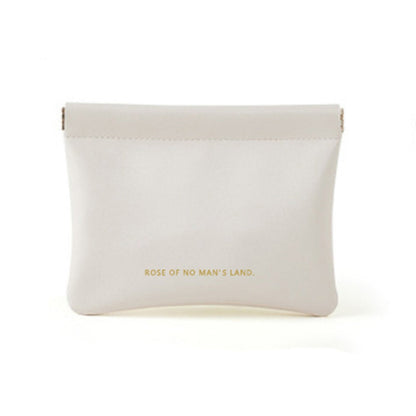 Automatic closing data cable, earphone portable storage bag, lipstick key, cosmetics portable small bag,