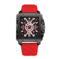 Fashionable Mens Watch With A Large Square Dial